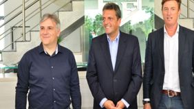 Amistad y poder, el hilo invisible que une a Massa, Santilli y Llaryora