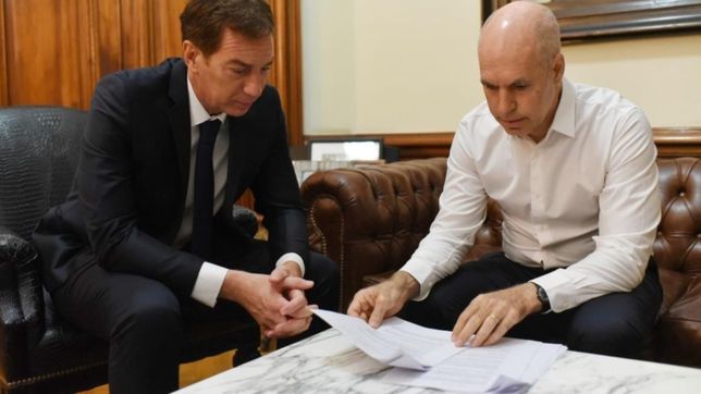 coparticipacion: larreta defiende el piso del 3% ante el avance de kicillof
