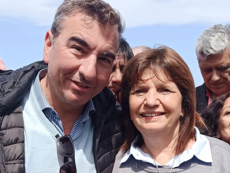 Morini, excandidato en Berazategui, junto a Patricia Bullrich