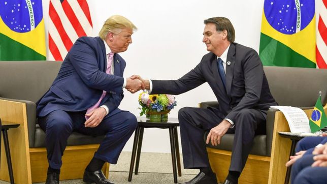 Donald Trump y Jair Bolsonaro.