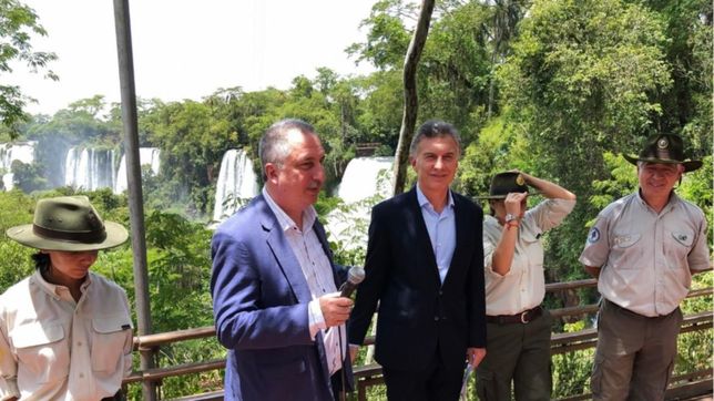 macri anuncio inversion en conectividad: se le corto cuatro veces la transmision