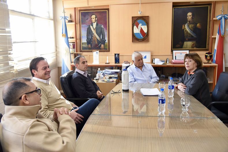 Lauritto recibió este lunes a la diputada Blanca Osuna. 