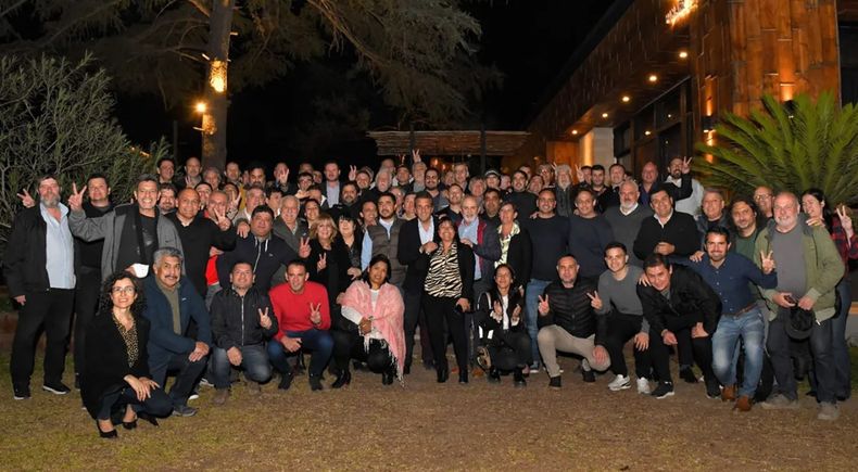 La primera reunión de Massa con el sindicalismo cordobés en pleno.&nbsp;