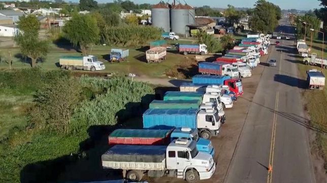 la crisis del gasoil altera el nervio productivo de la zona nucleo