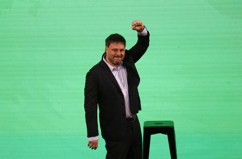 Cierre de campaña de Leandro Santoro.&nbsp;