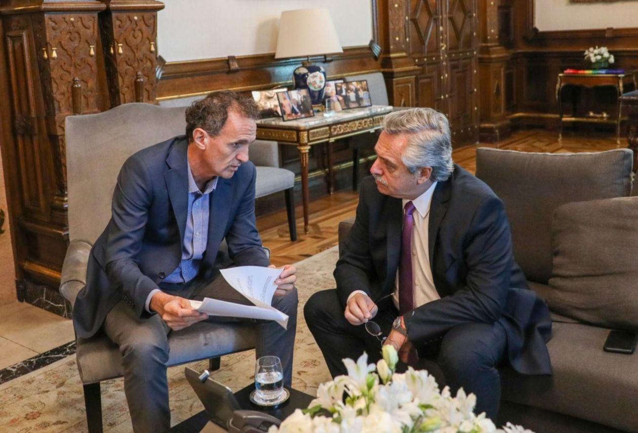 Alberto Fernández y Gabriel Katopodis
