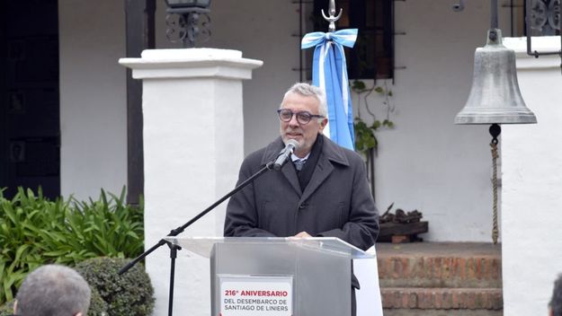 Julio Zamora, intendente de Tigre. Julio Zamora, intendente de Tigre.