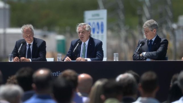 fernandez: la produccion de gas se multiplico por tres en vaca muerta