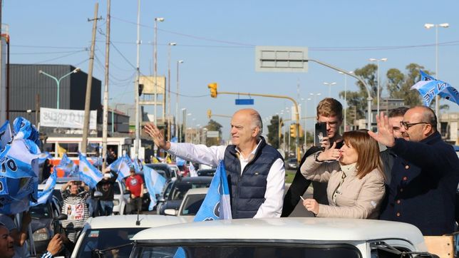 Néstor Grindetti, junto a Patricia Bullrich en La Matanza.