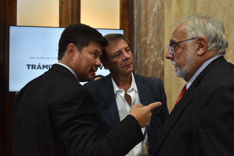 Víctor Zimmerman y Oscar Zago con Juan Carlos Pagotto Víctor Zimmerman y Oscar Zago con Juan Carlos Pagotto