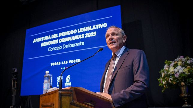 Guillermo De Rivas en la apertura de sesiones 2025.&nbsp;