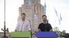 Juan Monteverde de Ciudad Futura y Roberto Sukerman, del Partido Justicialista.