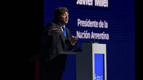 Javier Milei en AmCham.