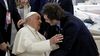 El papa Francisco y Javier Milei