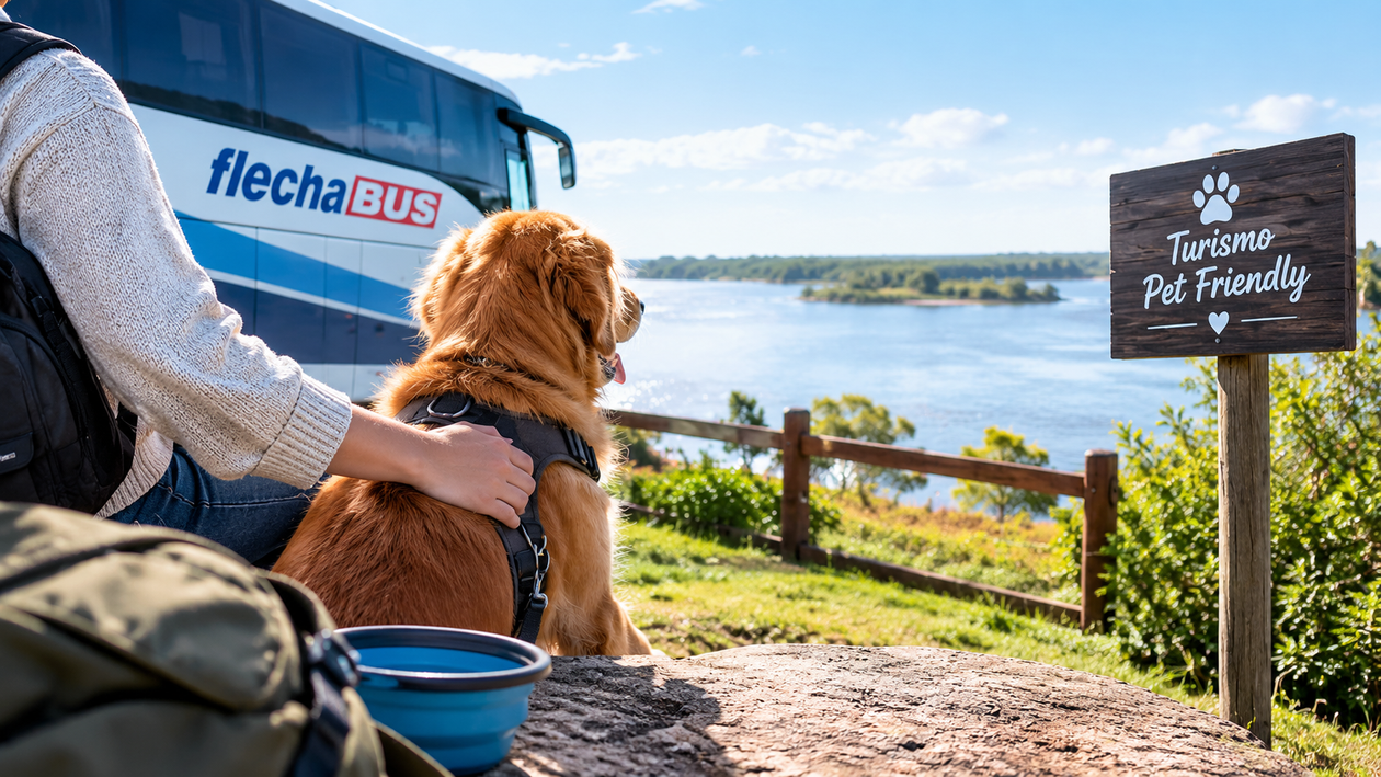 Turismo: Entre Ríos renueva alianza con Flecha Bus y apuesta al segmento pet friendly.