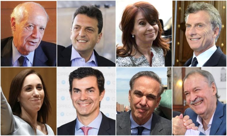 CFK Massa Macri Urtubey Schiaretti Vidal Pichetto Lavagna CFK Massa Macri Urtubey Schiaretti Vidal Pichetto Lavagna