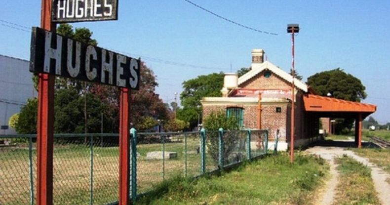 La tradicional postal de la estación ferroviaria.