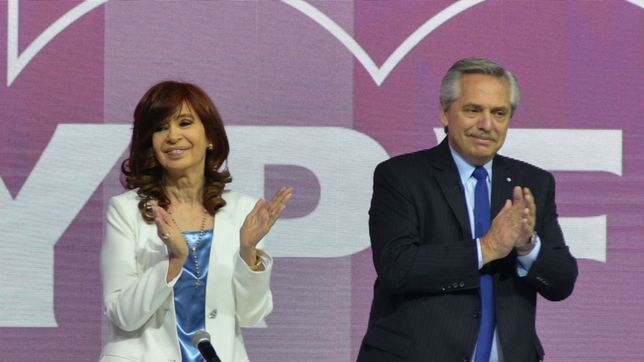 fernandez uso un video de katopodis para enviar un guino sobre la cena en olivos