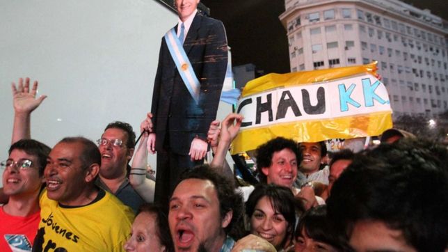 el festejo pro en el obelisco