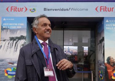 El secretario de Turismo, Daniel Scioli