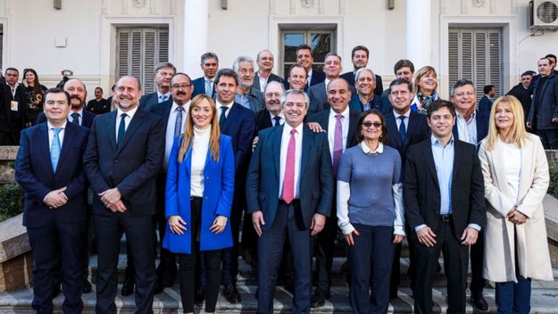 Los gobernadores se instalan como garantes del albertismo
