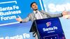 El gobernador Maximiliano Pullaro, en la apertura del Santa Fe Business Forum