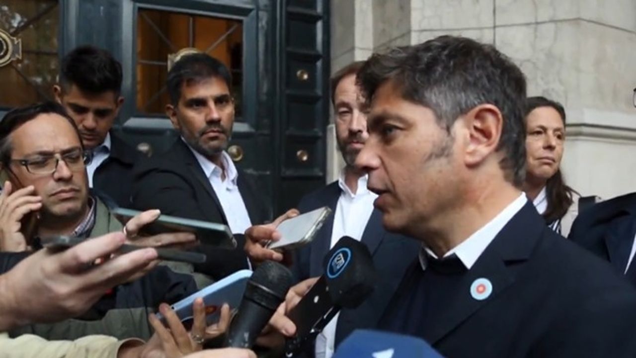 Axel Kicillof, tras la audiencia en la Corte Suprema&nbsp;