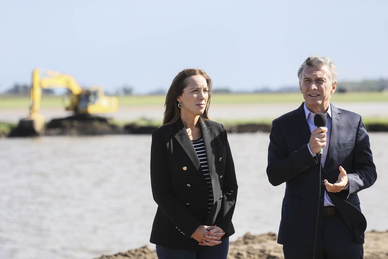 Mauricio Macri y María Eugenia Vidal.