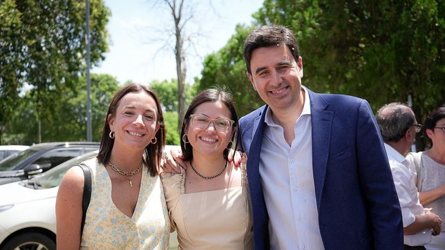 Referentes del Movimiento Evita en Santa Fe: La diputada provincial Lucila De Ponti, la concejala de Baigorria Antonella García y Eduardo Toniolli