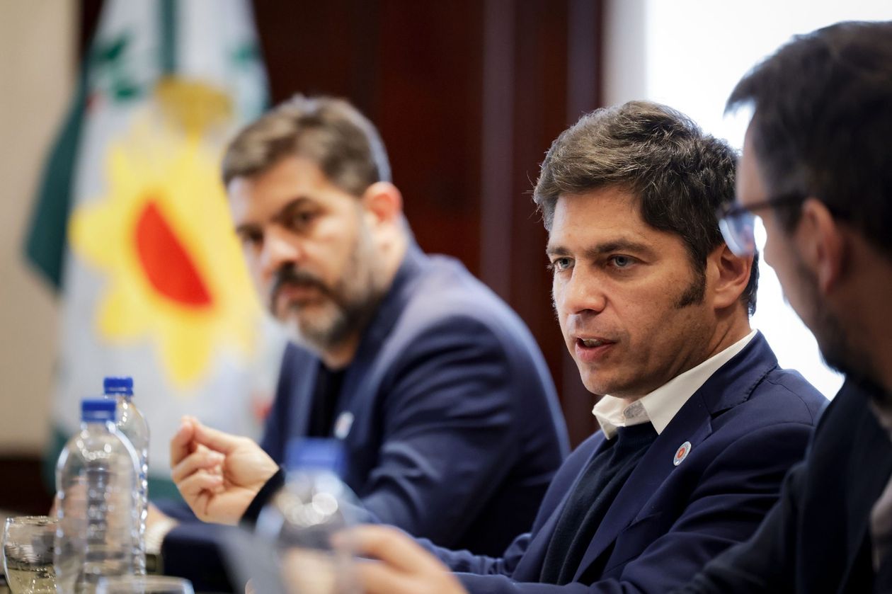 Axel Kicillof y Carlos Bianco.