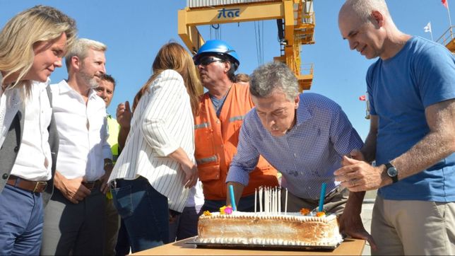 la mesaza de macri en chapadmalal para su cumpleanos 60