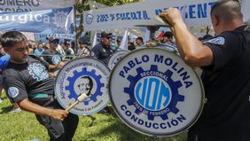 La CGT y otras organizaciones sindicales movilizaron una multitud para protestar contra la reforma laboral que impulsa Javier Milei.&nbsp;