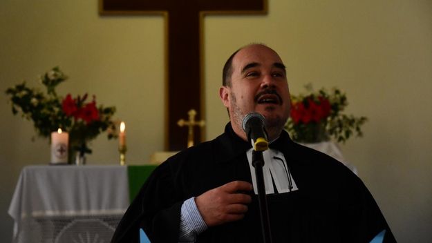 El pastor luterano Leonardo Schindler, Team Massa.