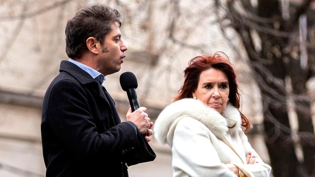 CFK y Axel Kicillof.