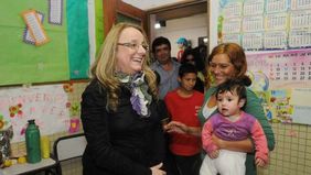 Alicia Kirchner brindó asistencia a evacuados en La Matanza