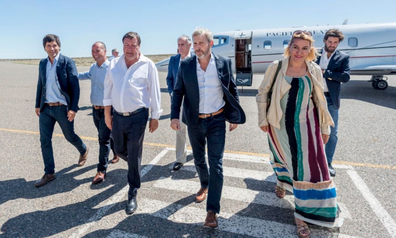 Rogelio Frigerio Alberto Weretilneck Juan Martín Lorena Matzen