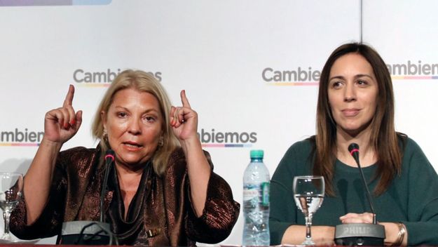 Vidal cruzó a Carrió por haber tratado de barrabrava a Ritondo