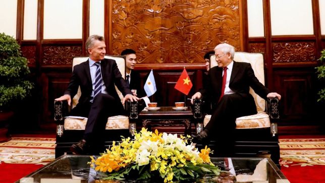macri, en vietnam: ?vine a aumentar el comercio entre ambas naciones?