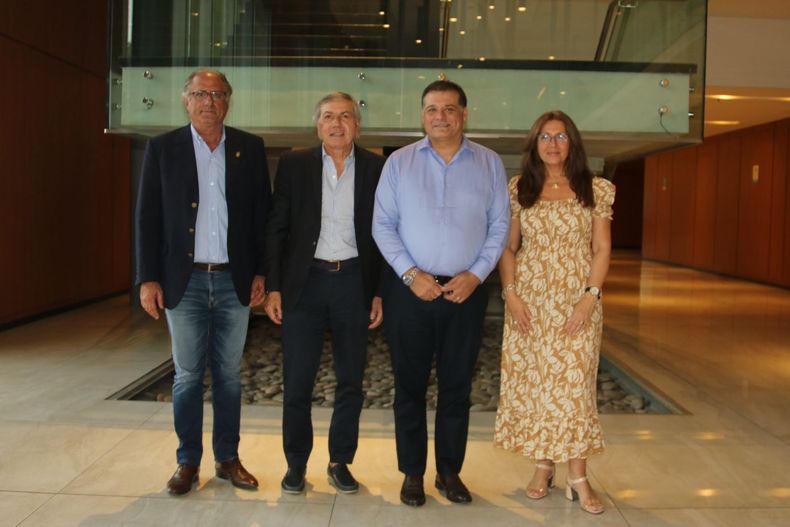 Dar&iacute;o Capitani y Carlos Massei, los anfitriones del encuentro de la zona n&uacute;cleo.