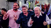 El trío más mentado del PJ de La Pampa: Luciano di Nápoli, Sergio Ziliotto, Carlos Verna. Tensiones, treguas y desconfianzas. FOTO: www.radiokermes.com