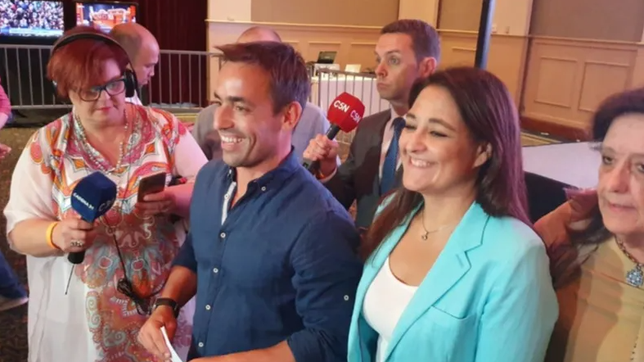 Soher El Sukaría y Juan Negri, aspirantes a quedarse con la candidatura a la viceintendencia. En el PRO no quieren saber nada con una fórmula radical.&nbsp;