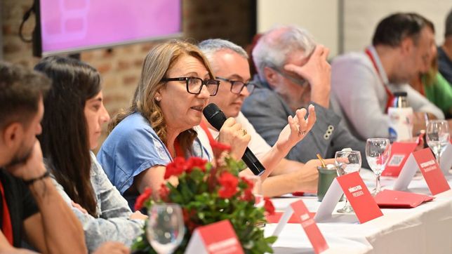 Mónica Fein fue reelecta al frente del Partido Socialista.