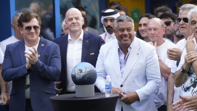 tapia, macri y tinelli en qatar, tan lejos y tan cerca