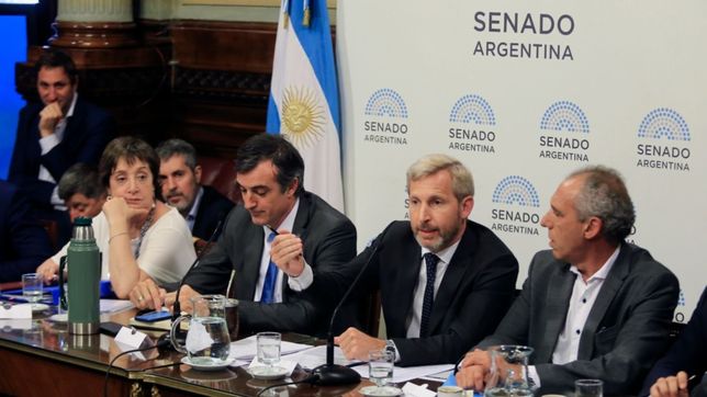 frigerio se presento en el senado y defendio la anulacion del fondo sojero