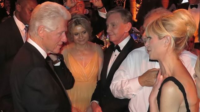 karina con clinton en londres