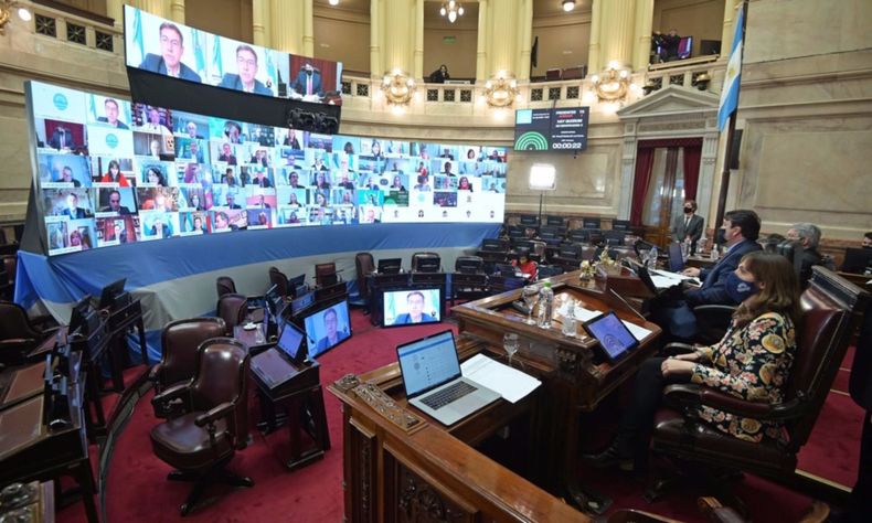 Senado sesión virtual