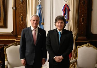 Javier Milei y José Antonio Kast.&nbsp;