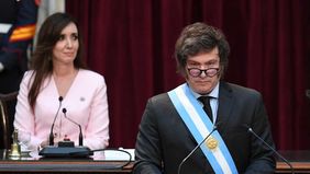 Javier Milei y Victoria Villarruel en el Congreso. Javier Milei y Victoria Villarruel en el Congreso.