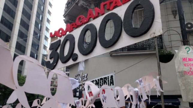 movilizaciones por la memoria con un mensaje hacia macri: ?son 30 mil?