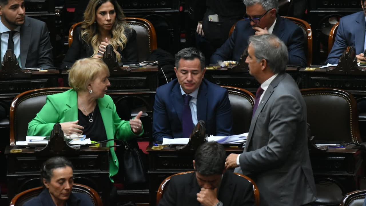 Silvana Giudici, Gabriel Bornoroni y Nicolás Mayoraz (La Libertad Avanza).&nbsp;